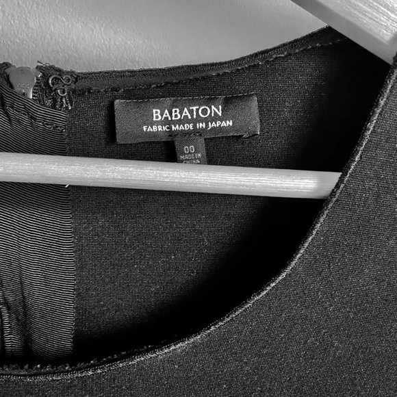 Aritzia T. Babaton Barrett Black Peplum Top - Picture 4 of 4